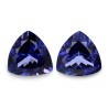 3.33 cts Natural Tanzanite - Earring Pair