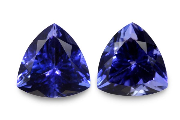 3.72 cts Natural Tanzanite - Earring Pair