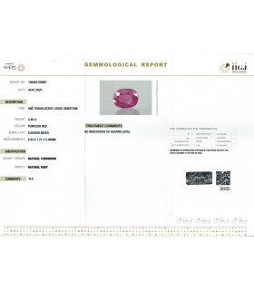 3.48 cts Unheated Natural Ruby - Manak (SKU:90152931)