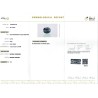 IIGJ Research & Laboratories | GJEPC Report for 6.79 cts Unheated Natural Blue Sapphire (Neelam)