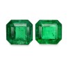 2.91 cts Natural Emerald (Panna) - Earring Pair