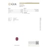 Gemological Institute of America Report for 2.15 cts Unheated Natural Ruby (Manikya)