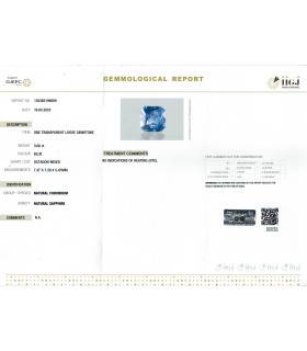 3.06 cts Unheated Natural Blue Sapphire - Neelam (SKU:90155659)