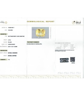 2.78 cts Unheated Natural Yellow Sapphire - Pukhraj (SKU:90155727)