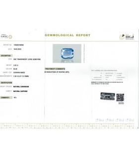 2.02 cts Unheated Natural Blue Sapphire - Neelam (SKU:90155888)