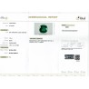 IIGJ Research & Laboratories | GJEPC Report for 1.7 cts Natural Emerald - Zambia (Panna)