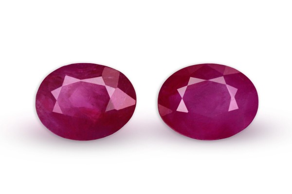 7.11 cts Natural Ruby (Manikya) - Earring Pair