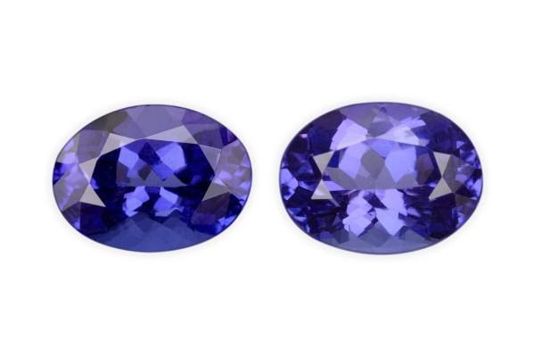 3.9 cts Natural Tanzanite - Earring Pair