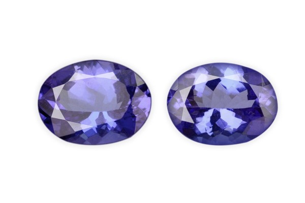 4.2 cts Natural Tanzanite - Earring Pair