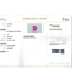 2.94 cts Unheated Natural Ruby - Myanmar (Burma) - Manak (SKU:90157851)