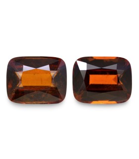 18.13 cts Natural Hessonite Garnet (Gomedh) - Earring Pair
