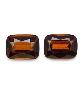 15.19 cts Natural Hessonite Garnet (Gomedh) - Earring Pair