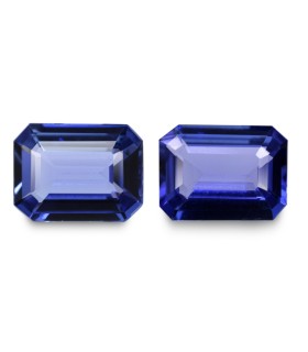 2.4 cts Natural Tanzanite - Earring Pair