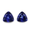 3.4 cts Natural Tanzanite - Earring Pair