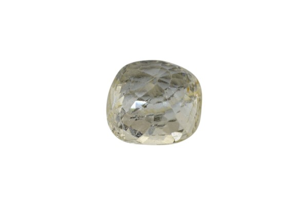 2.85 cts Unheated Natural White Sapphire (White Pukhraj)
