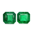 2.91 cts Natural Emerald (Panna) - Earring Pair