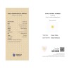 Guild Gem Lab Report for 7.6 cts Unheated Natural Yellow Sapphire (Pukhraj)