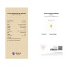 Guild Gem Lab Report for 7.72 cts Unheated Natural Yellow Sapphire (Pukhraj)