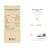 Guild Gem Lab Report for 7.11 cts Unheated Natural Yellow Sapphire (Pukhraj)