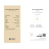 Guild Gem Lab Report for 6.64 cts Unheated Natural Yellow Sapphire (Pukhraj)