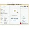 Gemmological Institute of Colombo Report for 8.39 cts Unheated Natural Yellow Sapphire (Pukhraj)