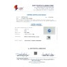 Gem Testing Laboratory | GJEPC Report for 3.09 cts Natural Blue Sapphire (Neelam)