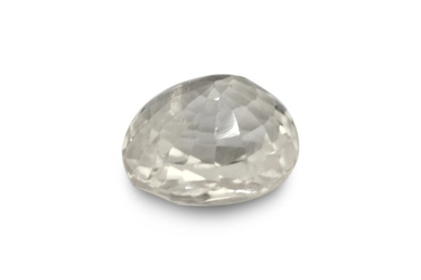3.39 cts Unheated Natural White Sapphire (White Pukhraj)