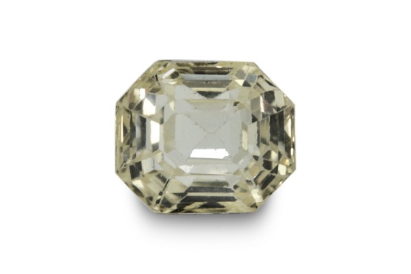 3.47 cts Unheated Natural White Sapphire (White Pukhraj)