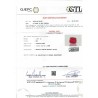 Gem Testing Laboratory | GJEPC Report for 1.86 cts Unheated Natural Ruby (Manikya)