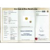 Gemmological Institute of Colombo Report for 7.66 cts Unheated Natural Yellow Sapphire (Pukhraj)
