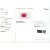 IIGJ Research & Laboratories | GJEPC Report for 2.96 cts Unheated Natural Ruby (Manikya)