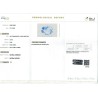 IIGJ Research & Laboratories | GJEPC Report for 3.28 cts Unheated Natural Blue Sapphire (Neelam)