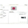 IIGJ Research & Laboratories | GJEPC Report for 2.08 cts Unheated Natural Ruby (Manikya)