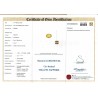 Gemmological Institute of Colombo Report for 7.64 cts Unheated Natural Yellow Sapphire (Pukhraj)