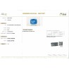 IIGJ Research & Laboratories | GJEPC Report for 4.07 cts Unheated Natural Blue Sapphire (Neelam)