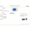IIGJ Research & Laboratories | GJEPC Report for 4.11 cts Unheated Natural Blue Sapphire (Neelam)