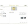 IIGJ Research & Laboratories | GJEPC Report for 3.55 cts Unheated Natural Yellow Sapphire (Pukhraj)