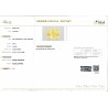 IIGJ Research & Laboratories | GJEPC Report for 3.99 cts Unheated Natural Yellow Sapphire (Pukhraj)