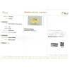 IIGJ Research & Laboratories | GJEPC Report for 4.08 cts Unheated Natural Yellow Sapphire (Pukhraj)