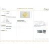 IIGJ Research & Laboratories | GJEPC Report for 5.03 cts Unheated Natural Yellow Sapphire (Pukhraj)