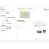 IIGJ Research & Laboratories | GJEPC Report for 4.09 cts Unheated Natural Yellow Sapphire (Pukhraj)
