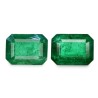 1.88 cts Natural Emerald (Panna) - Earring Pair