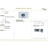 IIGJ Research & Laboratories | GJEPC Report for 2.32 cts Unheated Natural Blue Sapphire (Neelam)