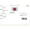 IIGJ Research & Laboratories | GJEPC Report for 2.4 cts Unheated Natural Ruby (Manikya)