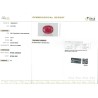 IIGJ Research & Laboratories | GJEPC Report for 2.34 cts Unheated Natural Ruby (Manikya)
