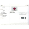 IIGJ Research & Laboratories | GJEPC Report for 2.59 cts Unheated Natural Ruby (Manikya)