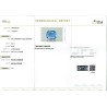 IIGJ Research & Laboratories | GJEPC Report for 3.67 cts Unheated Natural Blue Sapphire (Neelam)