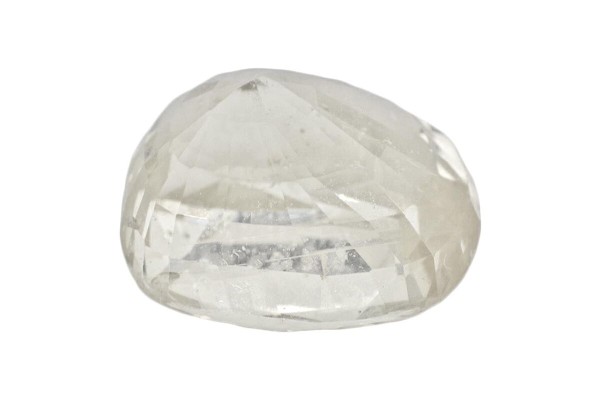 5.22 cts Unheated Natural White Sapphire (White Pukhraj)