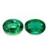 8.11 cts Natural Emerald (Panna) - Earring Pair