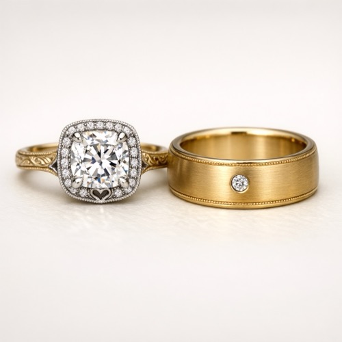 vintage diamond engagement ring